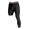 McDavid Reversible One Legged 3/4 Compression Tight - Black - Three Quarter View