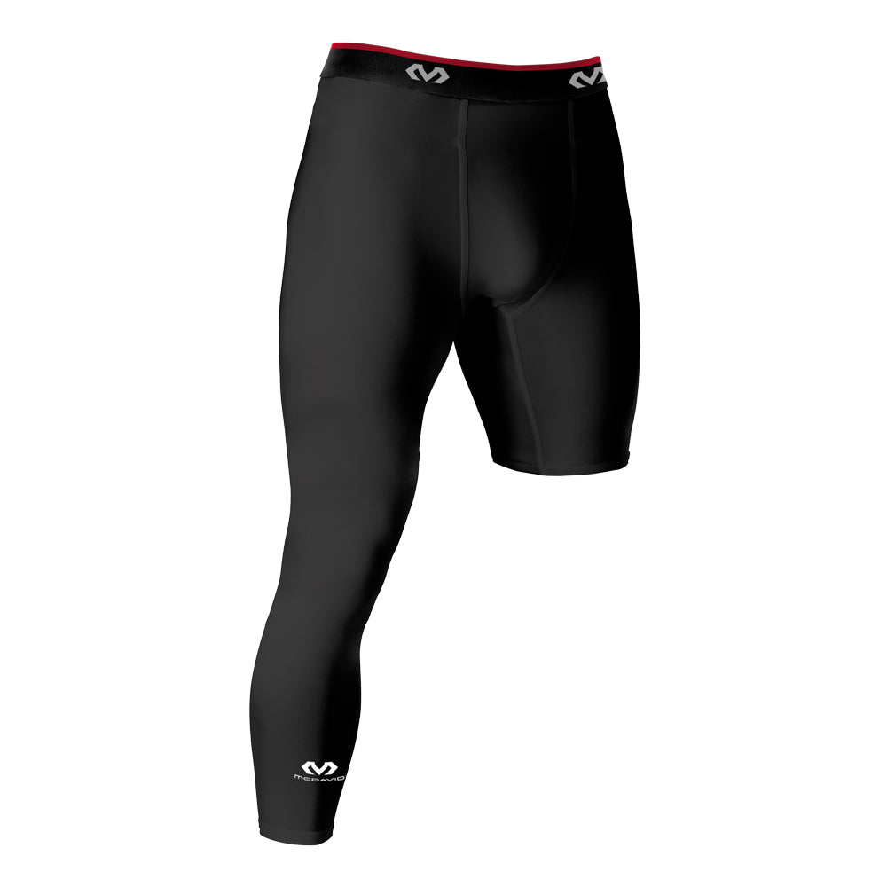 McDavid Reversible One Leg 3 4 Compression Tight Men s Small Black