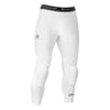 McDavid HEX® Basketball Compression ¾ Tight with Knee Pads - White - Front View