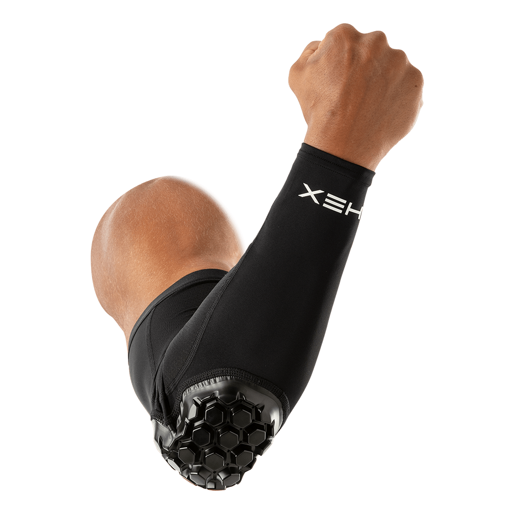 McDavid Knee HEX Tech Black Padded Protective Compression Sleeve