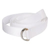 McDavid Football 60" Belt - White - Front View