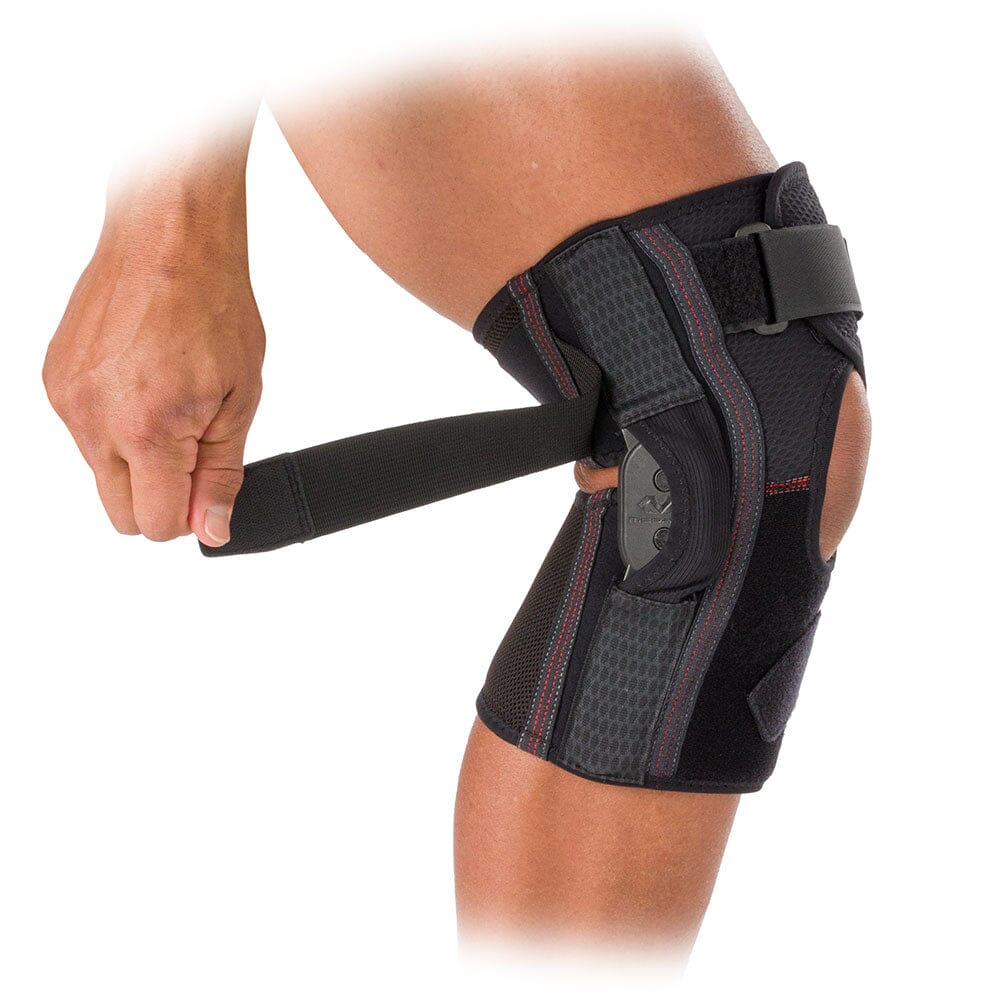 Hinged Knee Brace Support with X-Strap - Maximum Support