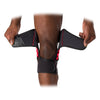 McDavid NRG Knee Over Wrap with Stays with Spring Hinges - On Model - Unwrapping Top Knee Wrap