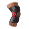 McDavid NRG Knee Over Wrap with Stays with Spring Hinges - On Model - Side View
