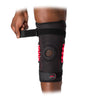 McDavid NRG Knee Brace with Heavy Duty Hinges - On Model - Tightening Strap for Better Fit