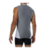 McDavid HEX® Sternum Shirt - White/Grey - On Model - Back View