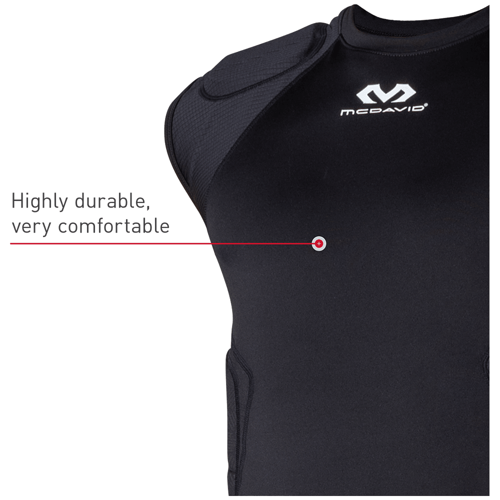 Rival™ Integrated Shirt/5-Pad (Black)