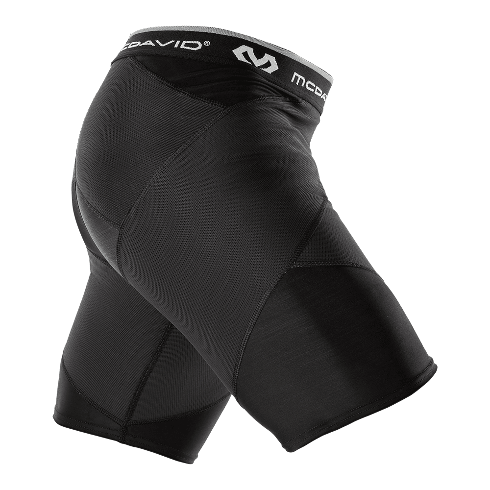 McDavid Football Padded Girdle Compression Shorts with Hard-Shell