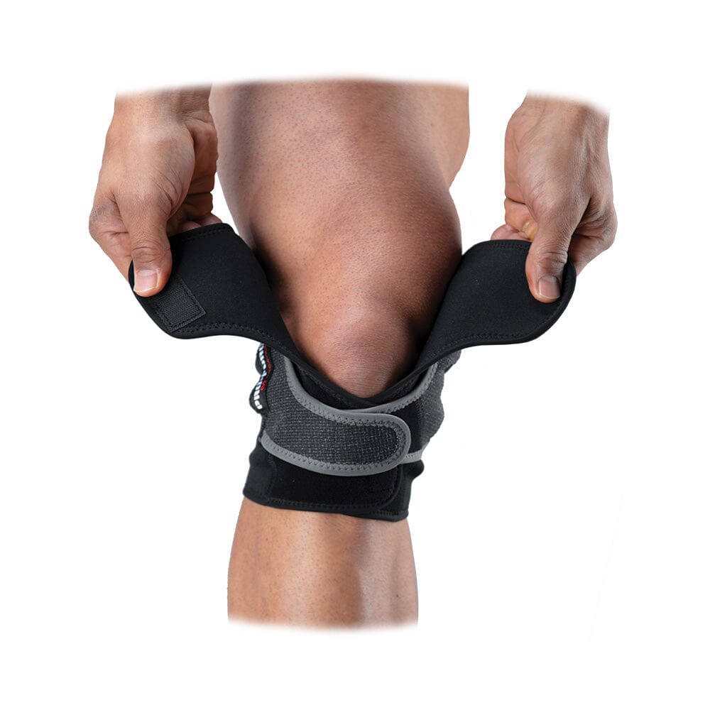 Pro-Force Neoprene Dual Wrap Knee Support w/ Abrasion Patch