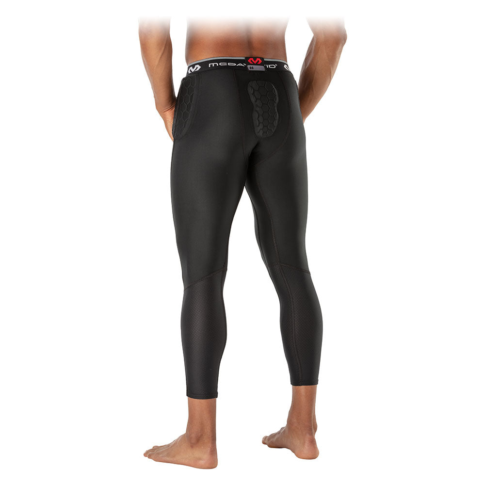 McDavid Sport Compression 3/4 Tight Athletic Pants, Black, Adult Small