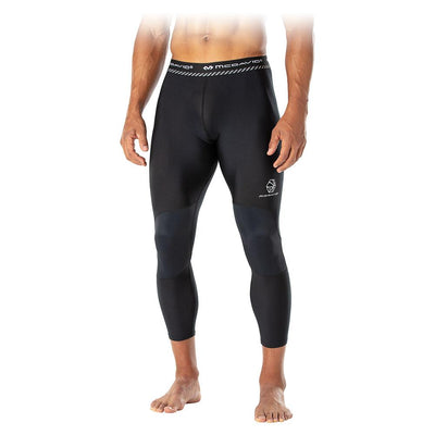 Basketball Compression 3/4 Tight with Knee Support (White)