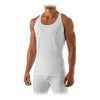 McDavid ELITE HEX® Tank Shirt/3-Pad - White - On Model  - Front View