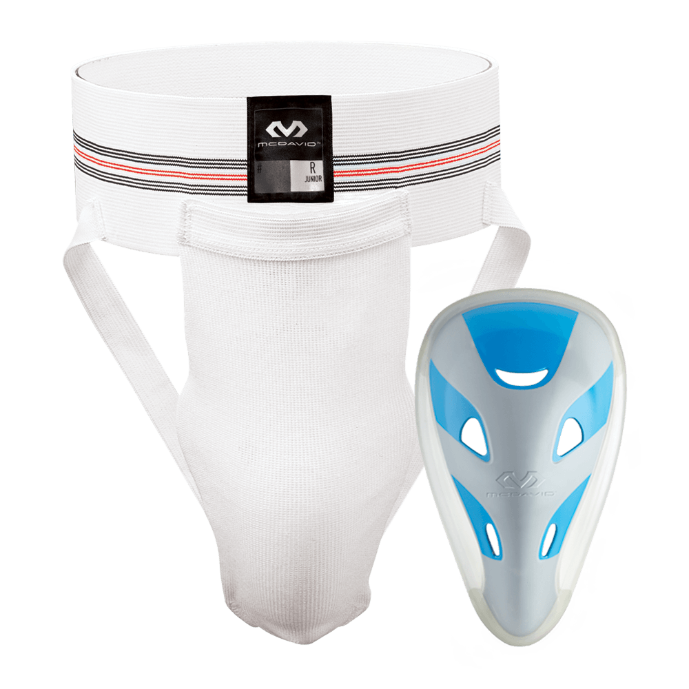 Des Sports :: Multisports :: Cups & Groin Protectors :: Mcdavid Cups &  groin protectors :: White Cups & groin protectors :: McDavid Youth Classic  Cut Brief Cup Pocket avec Flexicup 7-12 ans Taille standard 24-26