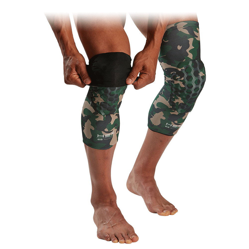 McDavid Unisex Adult Black Compression Single Leg Sleeve Hex Knee