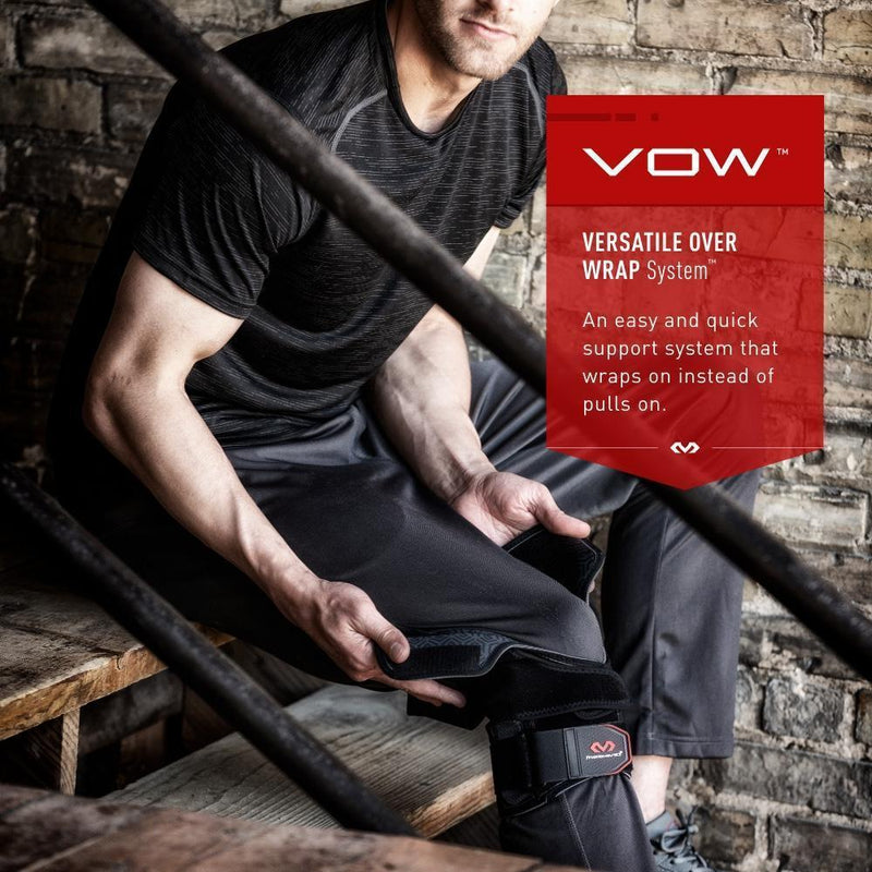 VOW™ Versatile Over Wrap Knee Wrap w/ Hinges & Straps - McDavid
