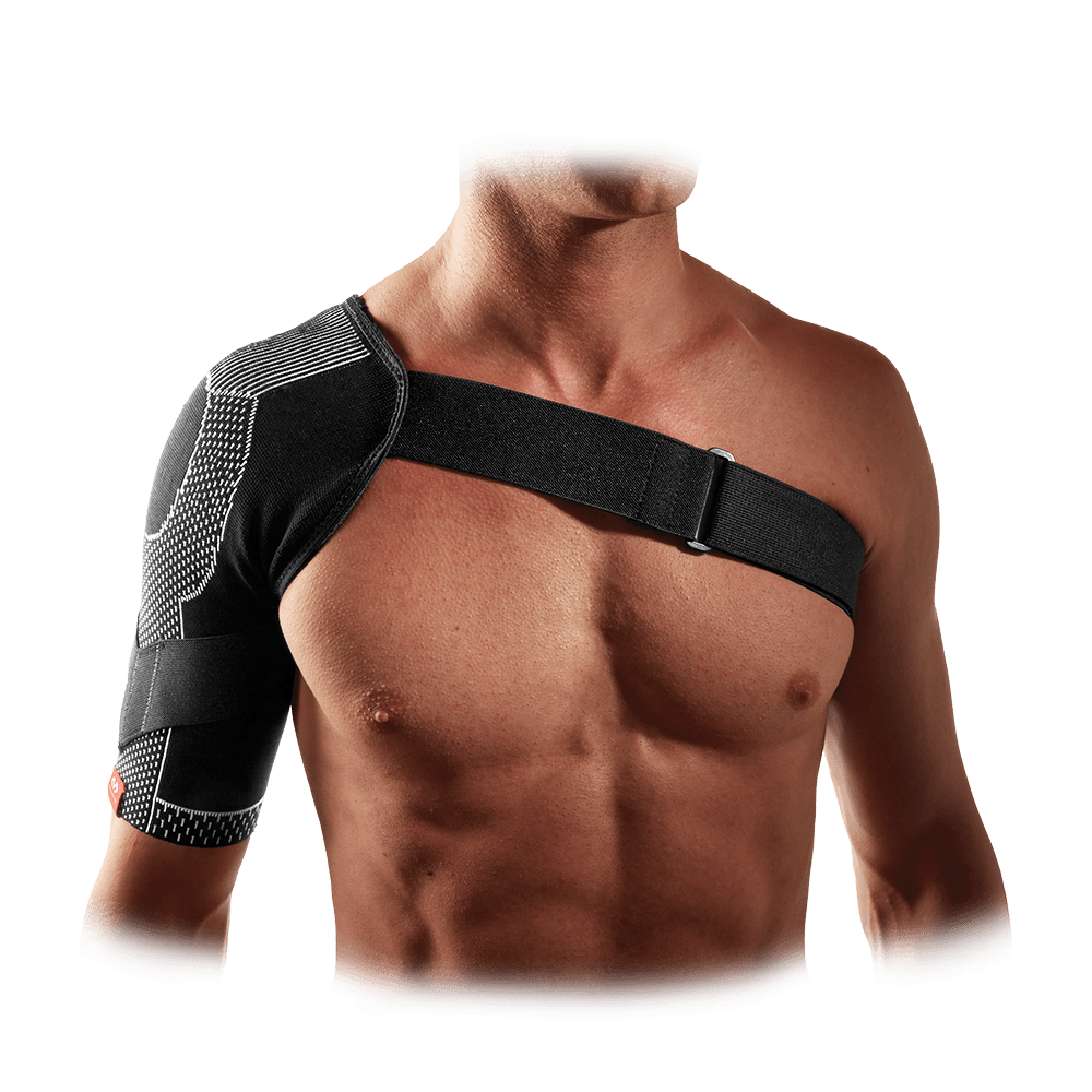 Double Shoulder Support Wrap Strap Brace Injury Arthritis