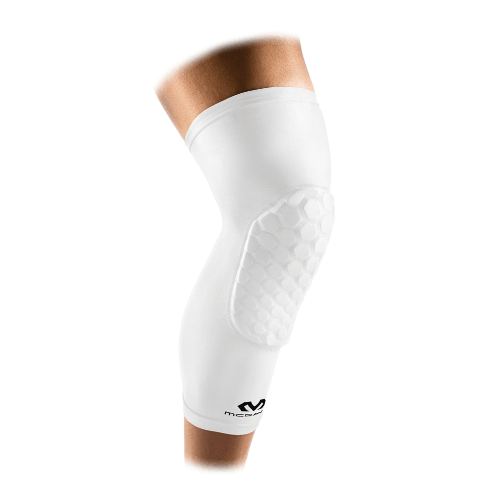 McDavid HEX Leg Sleeves/ Knee Pads (Long) (White)