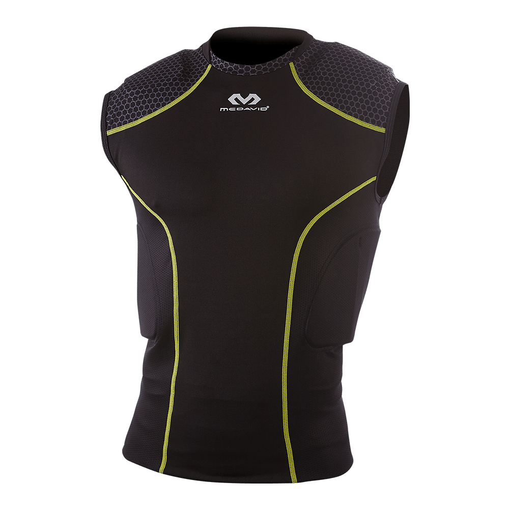 Rival™ Integrated Girdle with High-Density Thigh Pads (Black)
